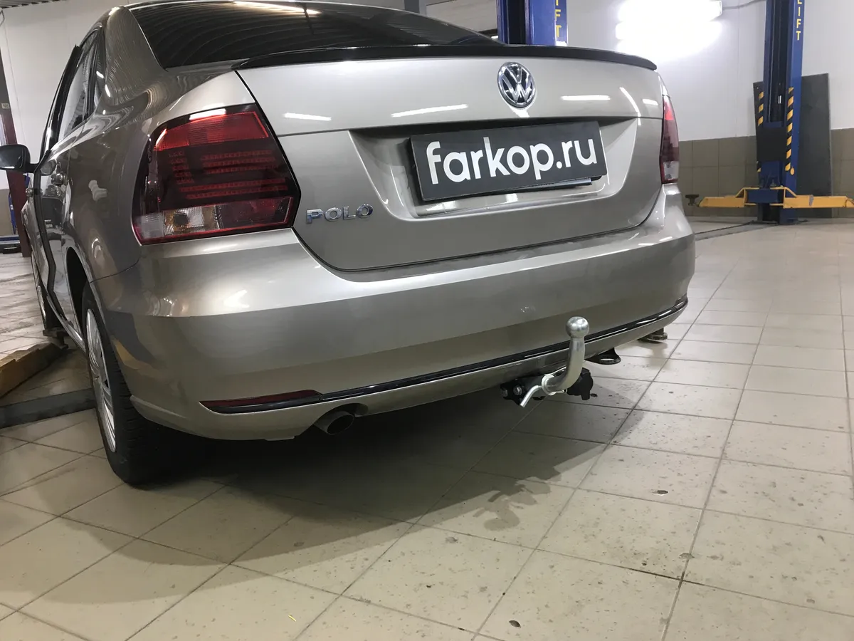 Фаркоп Лидер Плюс для Volkswagen Polo (седан) 2010-2020 V125-BA в Петрозаводск