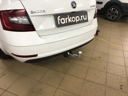 Фаркоп Лидер Плюс для Skoda Octavia (лифтбек) 2013-2020 Арт. S108-BA S108-BA в Петрозаводск