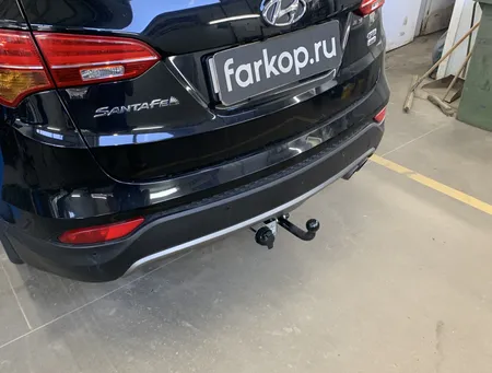 Фаркоп Лидер Плюс для Hyundai Santa Fe 2012-2018, (вкл.Grand) H224-A в Петрозаводск