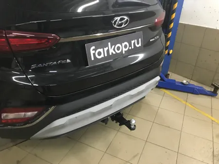 Фаркоп Лидер Плюс для Hyundai Santa Fe 2018-2022 Арт. H230-E H230-E в Петрозаводск