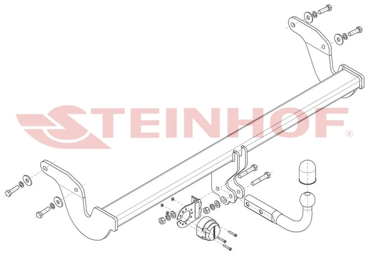 Фаркоп Steinhof для Lexus RX 2022- Арт. L-175 L-175 в Петрозаводск