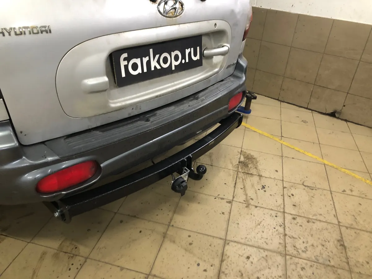 Фаркоп Лидер Плюс для Hyundai Santa Fe 2001-2006 H205-A в Петрозаводск