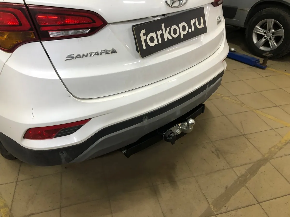Фаркоп Лидер Плюс для Hyundai Santa Fe 2012-2018 H224-F в Петрозаводск